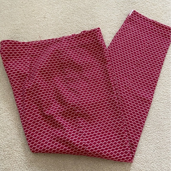 Piazza Sempione Audrey Geometric Pattern Slim Crop Pants stretch slim fit, size - Picture 2 of 7